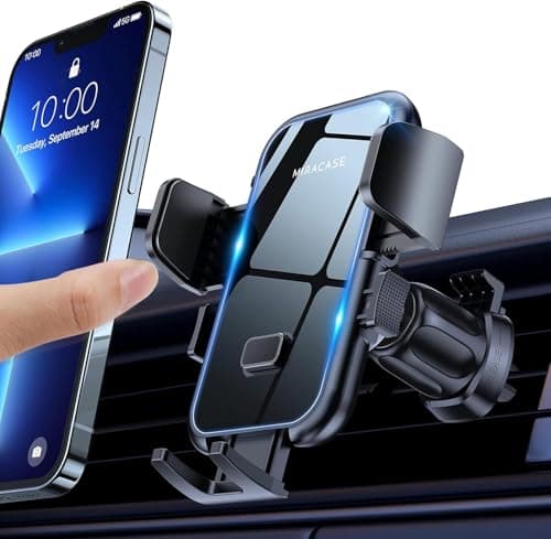 Miracase [4 en 1] Support Téléphone Voiture Militaire Ventouse & 360° Rotation Usager Militaire & Sport eminent pour Voi