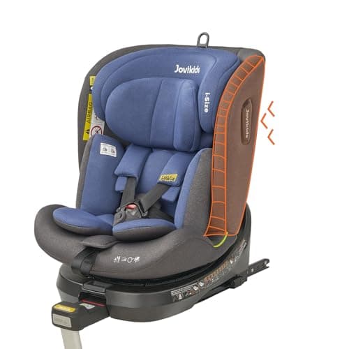 SiègeAutoJovikidsi-Size360°PivotantBébé0-12ansEnviron0à36kgEnvironECER12912PositionsRWFFWBleu