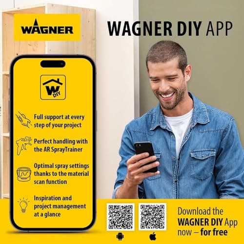 Pulvérisateur de peinture WAGNER Control 150 M 5500 ML pour intérieur et extérieur - Peintures, vernis, lasures, protect