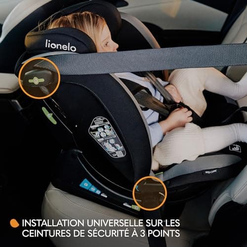 LIONELO AART I-SIZE | Sécureté Bébé | Haute Courbure | Parents | Voyage et Installations | Protection Crânienne | Taille